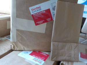 2 - 500 ct Gordon Choice #8 Kraft P...
