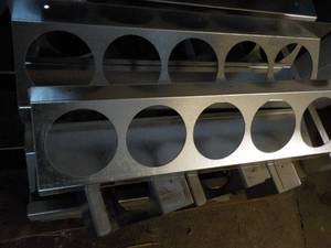 2 - 5 can Metal Display Wall Racks...