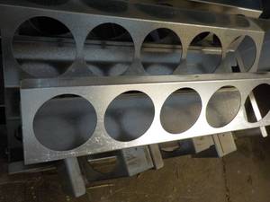 2 - 5 can Metal Display Wall Racks...