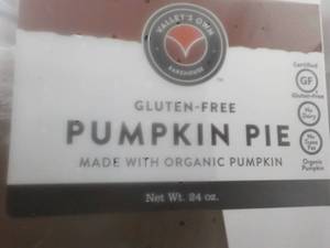 2 Gluten Free Pumpkin Frozen Pies- ...