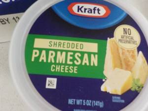 4 - 5 oz pkgs Kraft Shredded Parmes...