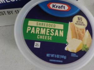 4 - 5 oz pkgs Kraft Shredded Parmes...
