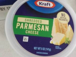 4 - 5 oz pkgs Kraft Shredded Parmes...
