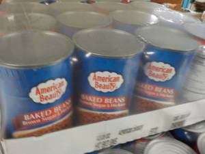 12 pack American Beauty Baked Beans...