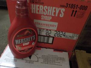 10 - 22 oz Hersheys Strawberry Fla...