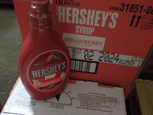 10 - 22 oz Hersheys Strawberry Fla...