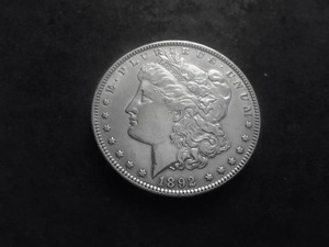 1892 Morgan Silver Dollar