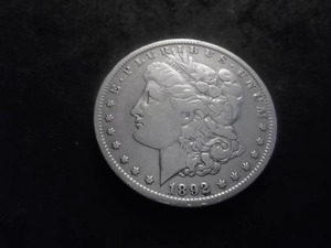1892 O Morgan Silver Dollar