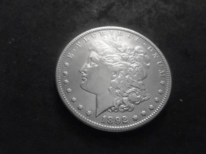 1892 S Morgan Silver Dollar
