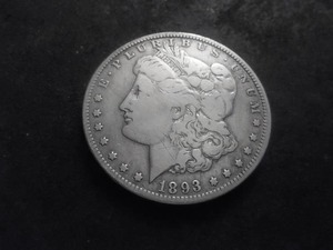 1893 O Morgan Silver Dollar