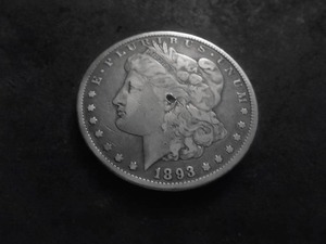 1893 CC Morgan Silver Dollar
