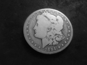 1894 O Morgan Silver Dollar