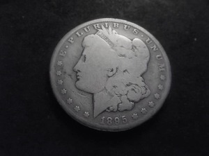 1895 O Morgan Silver Dollar