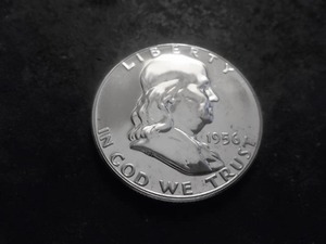 1956 Franklin Half Dollar Proof In Choice  Proof Condition & Full Bell