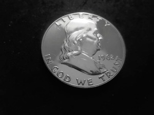 1962 Franklin Half Dollar Proof In Choice  Proof Condition & Full Bell