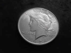 1924 Silver Peace Dollar