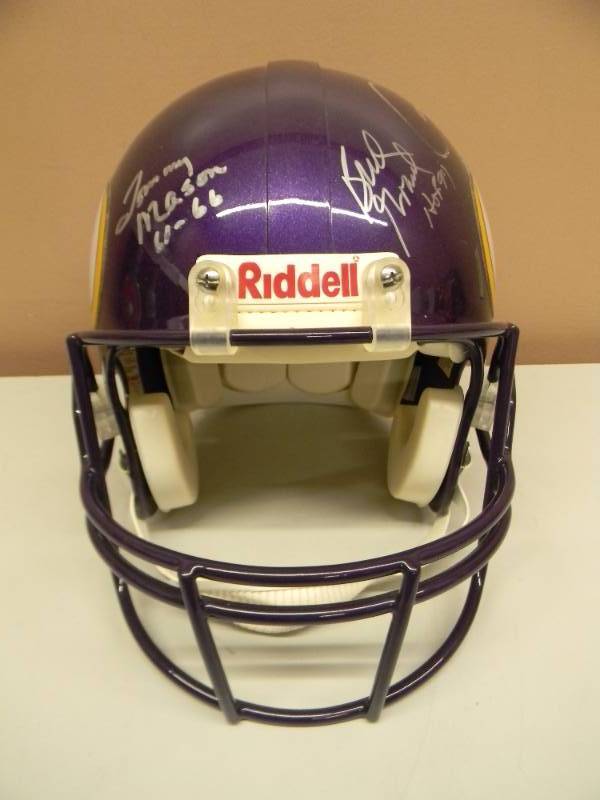 Ron Yary Autographed Minnesota Vikings Riddell Mini Helmet HOF-01