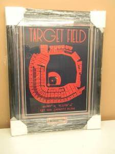 lot 4 image: VERY, VERY, RARE - TARGET FIELD INAUGURAL SEASON DIAGRAM - Professionally Framed & Matted - RARE FANTASTIC PIECE - APPROX 22 By 28 - SEE PICTURES