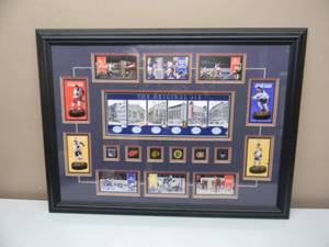 lot 6 image: NHL - THE ORIGINAL SIX Professionally Framed & Matted Wall Decor - FANTASTIC PIECE - APPROX 31 By 24 - SEE PICTURES