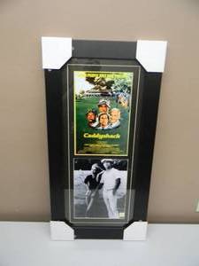 lot 9 image: RARE - Caddyshack Signed Cindy Morgan Lacey With COA - Original Professionally Framed & Matted Wall Decor - FANTASTIC PIECE - APPROX 15 By 29 - SEE PICTURES