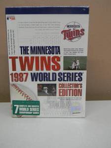 lot 36 image: MINNESOTA TWINS 1987 WORLD SERIES DVD COLLECTORS EDITION - NEVER OPENED - GREAT COLLECTORS PIECE - SEE PICTURES