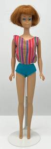 lot 3 image: Vintage Barbie AMERICAN GIRL 1965 First Bendable Leg Titian  Red Hair Orig. Swimsuit
