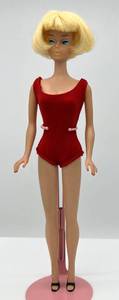 lot 4 image: AMERICAN GIRL Bendable Leg Barbie Doll Vintage RARE Pale Lemon Blonde 1960s Body Mattel