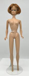 lot 20 image: Vintage 60s Barbie Doll AMERICAN GIRL Bubble Cut Red Titan Bendable Legs RARE Turquoise Eyes