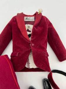 lot 80 image: Vintage Ken 1971 The Night Scene Outfit #1496 Complete Velvet Tuxedo Japan Shoes
