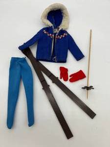 lot 109 image: Vintage 60s Barbie Outfit #948 Ski Queen