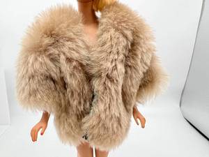 lot 110 image: Vintage Barbie custom made SHEARLING coat fur jacket