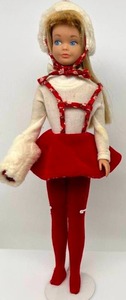 lot 117 image: Vintage SKIPPER Barbies Little Sister Doll with Skipper Skating Fun Outfit #1908