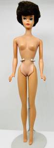 lot 127 image: Vintage 1962 Barbie MIDGE DOLL Bubble-CUT Brunette Hair Straight Legs JAPAN