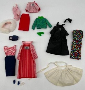 lot 147 image: Vintage Lot of REPRODUCTION Original Barbie Clothing Outfits