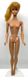 lot 74 image: Vintage 1962 PONYTAIL Barbie #6 Ash Blonde Japan Marking