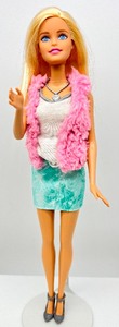 lot 90 image: Barbie Sisters FUN DAY Doll 2009 Blonde Hair Blue Eyes Mattel Complete Outfit