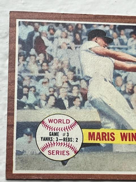 1962 Topps World Series Game 3 (Roger Maris Wins It In The 9th