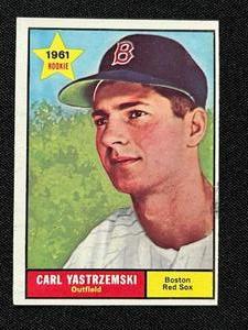 lot 5 image: 1961 Topps Carl Yastrzemski #287 Rookie Card