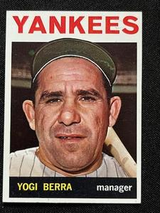 lot 10 image: 1964 Topps Yogi Berra #21 Baseball Card