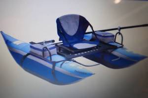lot 3 image: NEW DELEWARE INFLATEABLE FISHING PONTOON BOAT