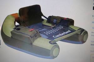 lot 5 image: CUMBERLUND INFLATABLE FISHING FLOAT TUBE