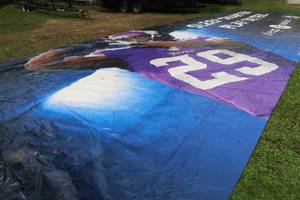 lot 11 image: HUGE BILLBOARD WRAP (VIKINGS)