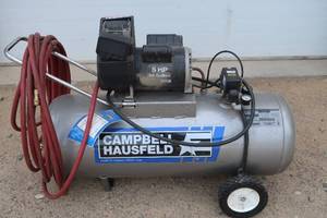 lot 31 image: CAMPBELL HOUSEFELD 5 HP COMPRESSOR
