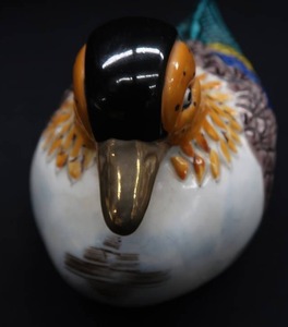 lot 64 image: TWO HAND PAINTED DUCKS FROM OPPOSITE SIDES OF THE WORLD