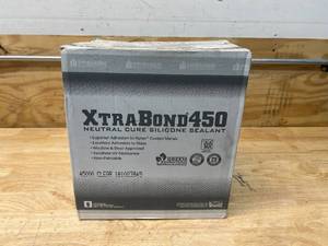 lot 11 image: PREMIER BUILDING SOLUTIONS Case of Xtra Bond 450 Neutral Cure Silicone Sealant- Clear (24 tubes)