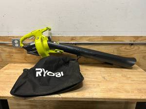lot 61 image: RYOBI 40V Vac Attack Cordless Battery Leaf VacuumMulcher (Tool Only)