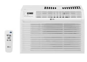 lot 19 image: LG 6,000 BTU 115-Volt Window Air Conditioner LW6017R Cools 250 Sq. Ft. with Remote