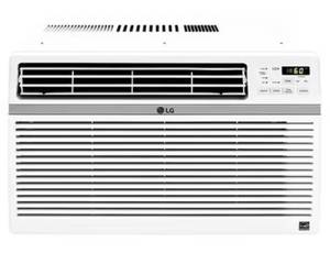 lot 8 image: LG 15,000 BTU 115-Volt Window Air Conditioner LW1516ER with ENERGY STAR and Remote in White