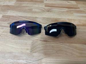 lot 72 image: Lot of 2 Pairs of Pit Viper Sunglasses (replicas)