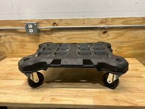 lot 75 image: MILWAUKEE PACKOUT Dolly 24 in. x 18 in. Black Multi-Purpose Utility Cart